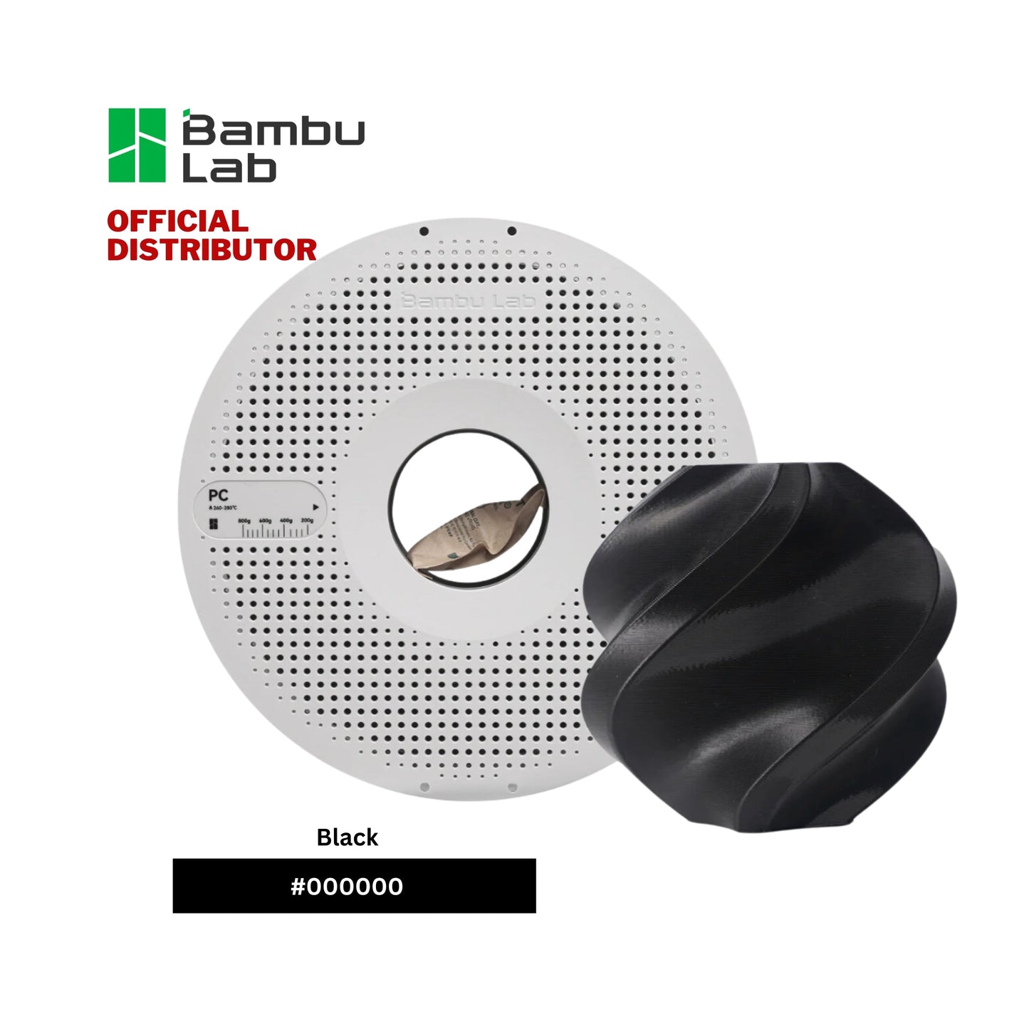 Bambu Lab PC Black Filament
