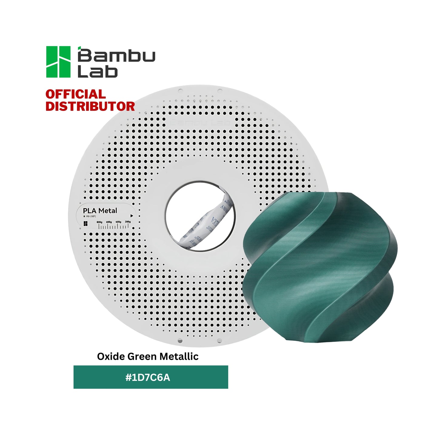 Bambu Lab PLA Metal Filament