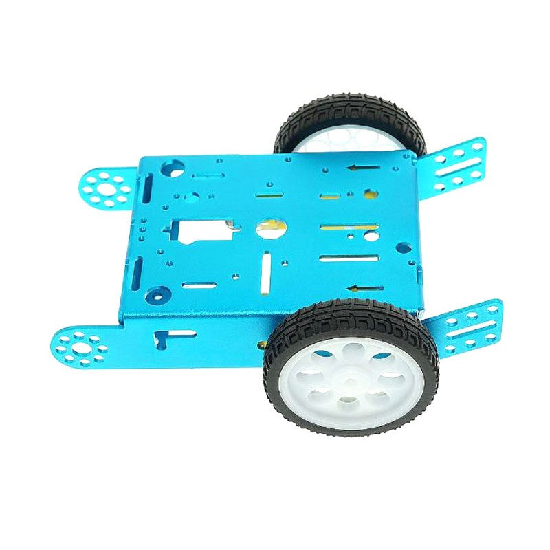 2WD Aluminum Alloy Smart Car Platform Chassis Kit