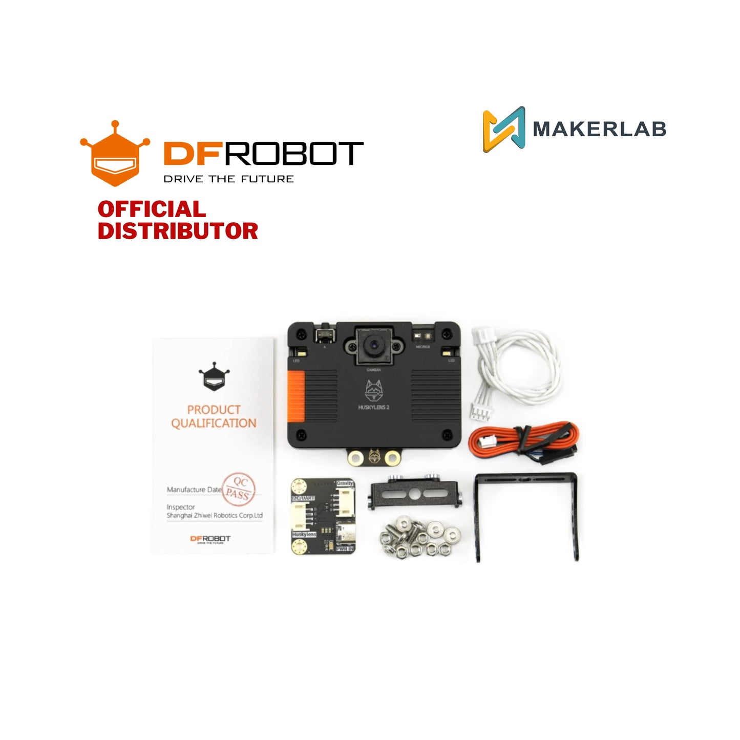 DFRobot Gravity: HUSKYLENS - An Easy-to-use AI Machine Vision Sensor | HUSKYLENS 2 - 6 TOPS LLM MCP AI Vision Sensor