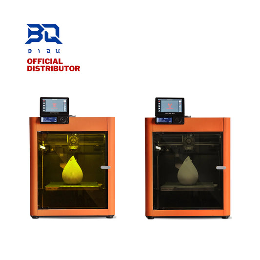 BIQU Panda Door PC Upgrade Panel for Bambu Lab P1/X1 3D Printer - Yellow and Black