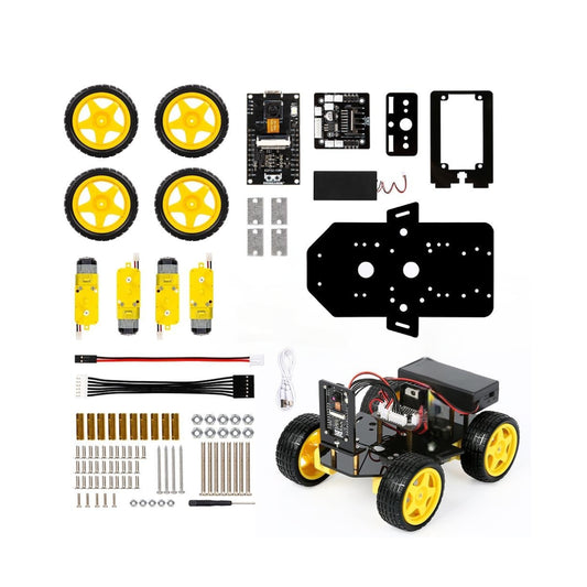 Makerlab ESP32 CAM 4WD Smart Robot Car Kit