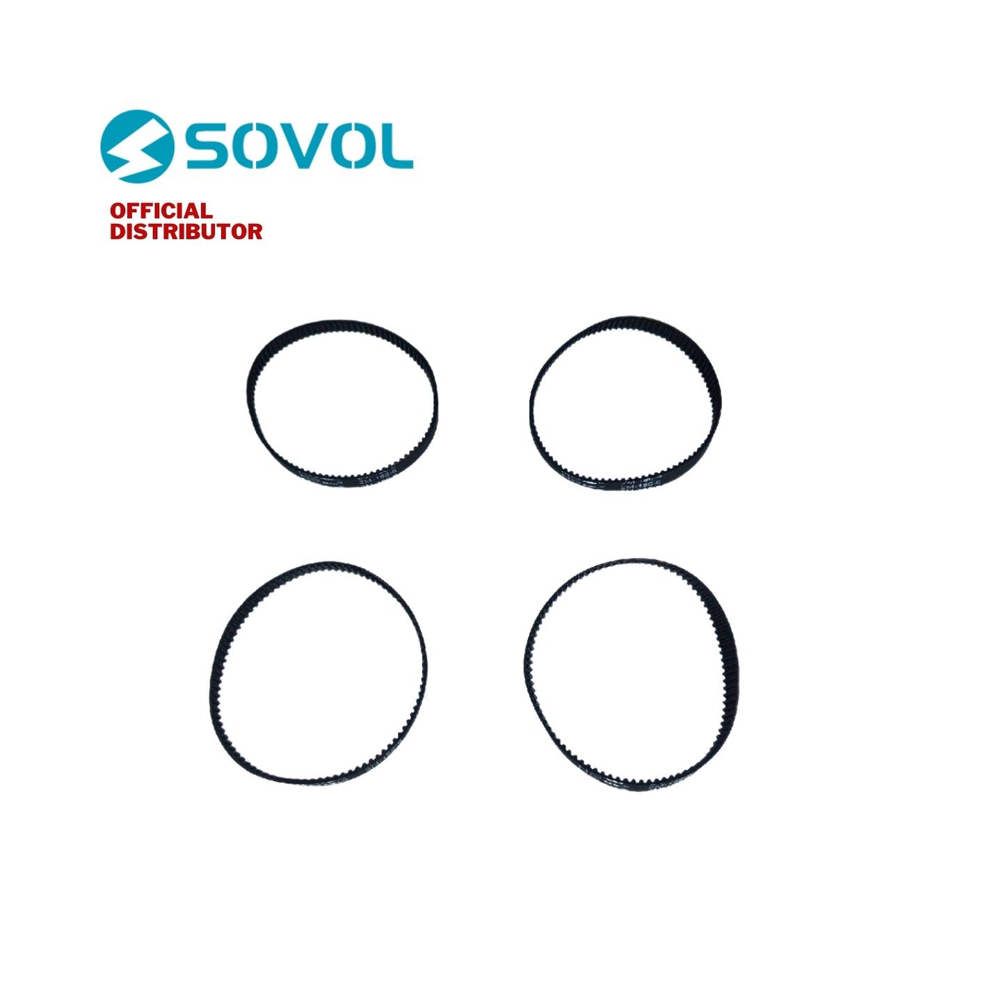 Sovol Closed-loop Timing Belt Kit for SV08 3D Printer - 2GT, 6mm 4 pcs, 186mm