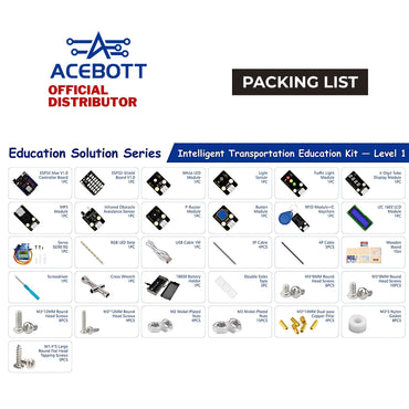 ACEBOTT Intelligent Transportation Education Kit - Level 1