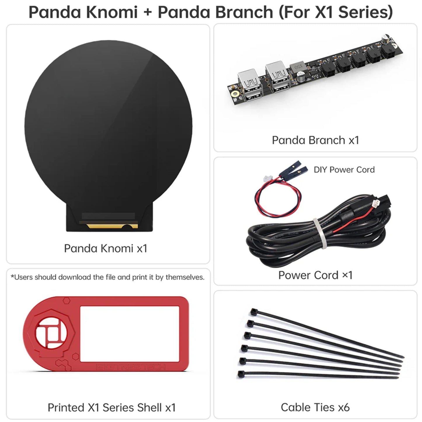 BIQU Panda Knomi + Panda Branch (For X1 Series)