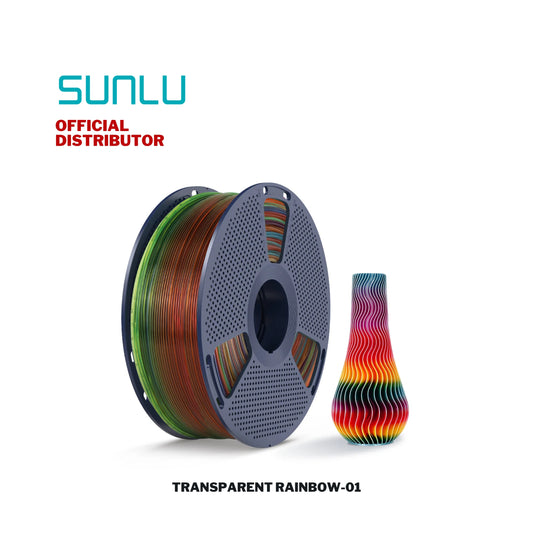 Sunlu Transparent Rainbow Filament