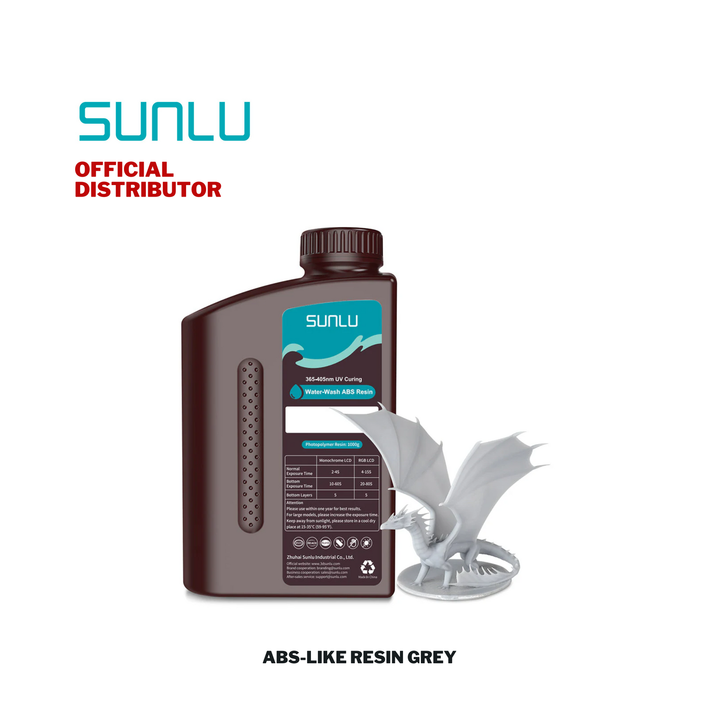 Sunlu Water Washable Resin