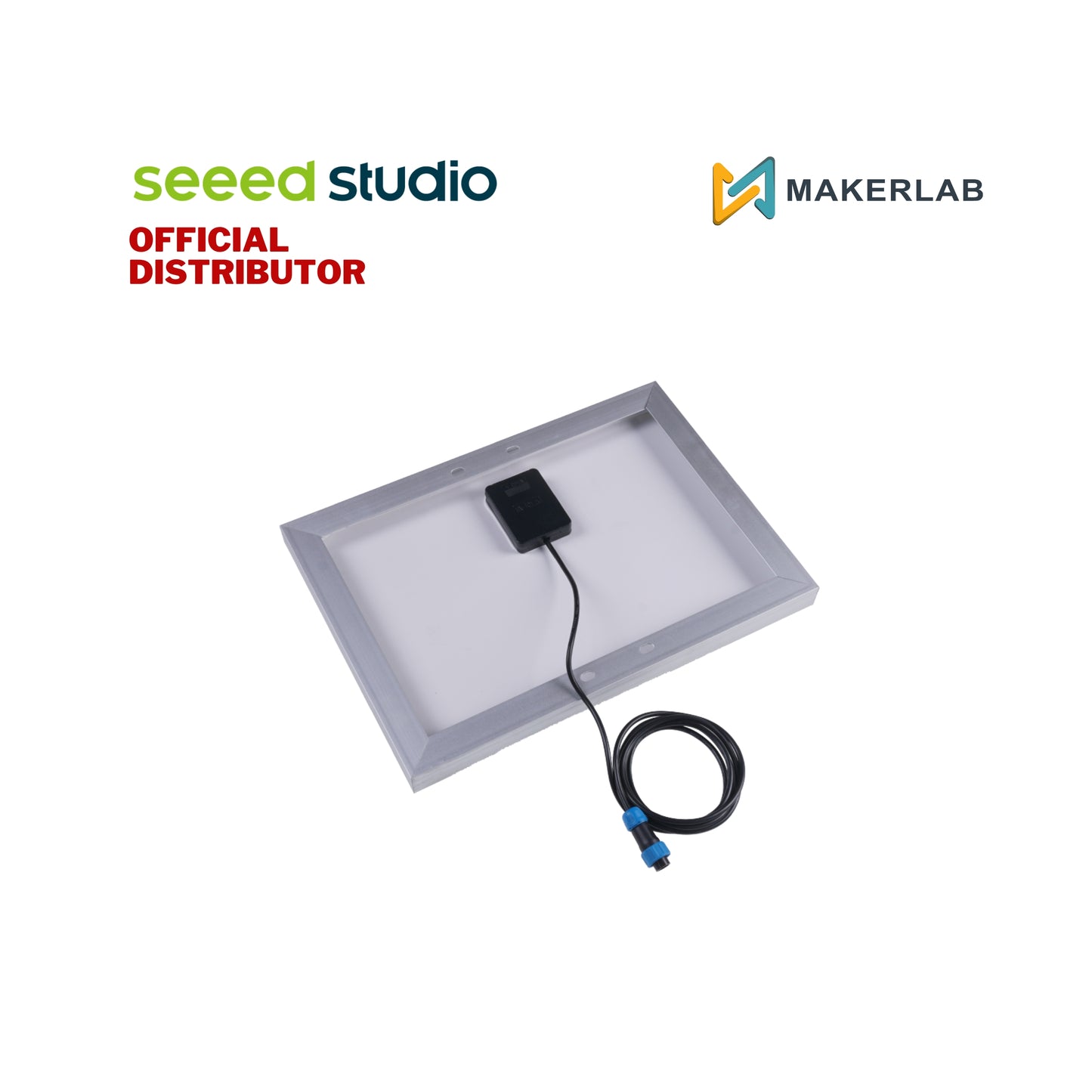 Seeed Studio High-efficiency Waterproof PV-12W Solar Panel, w/ Brackets for Easy Installation