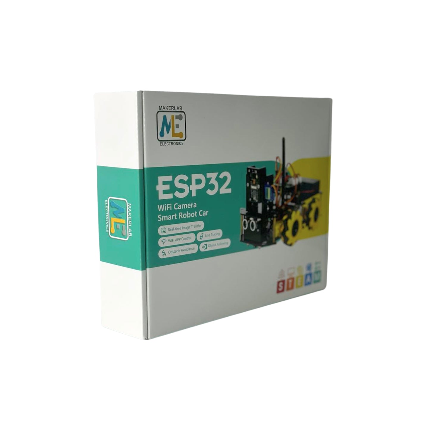 Makerlab ESP32 CAM Mecanum Smart Robot Car Kit