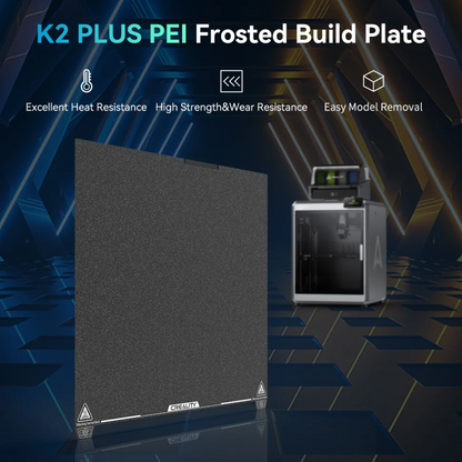 Creality PEI Frosted Build Plate for K2 Plus 3D Printer