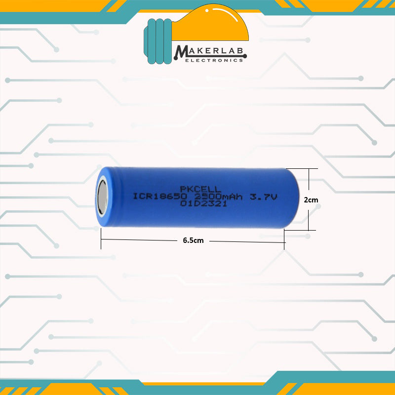 PKCell Lithium-ion 18650 21700 Battery 3.7V - TRUE RATED 18650 2200mAh 3000mAh 3350mAh 4500mAh Rechargeable Battery for Power Bank, Flashlight, Mini Fan