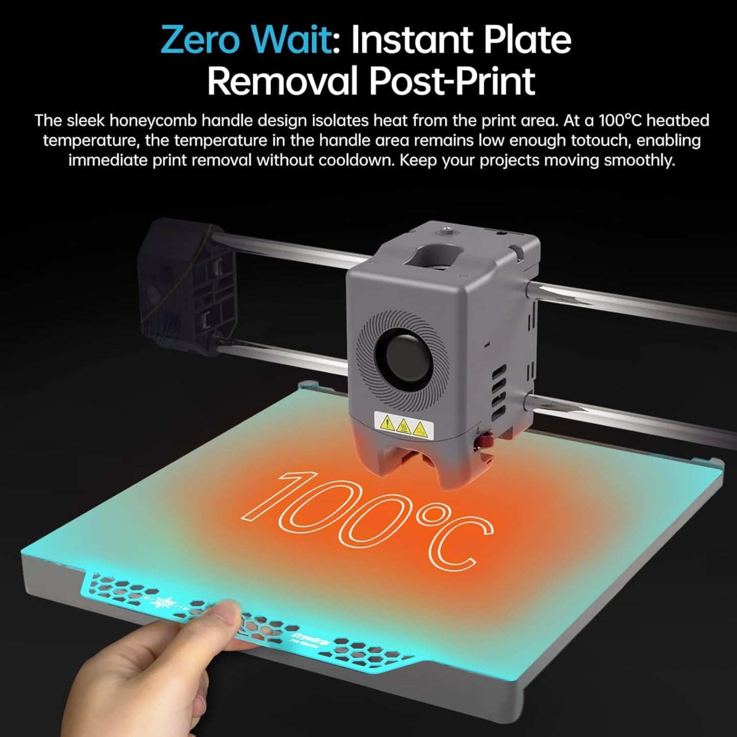 BIQU CryoGrip Pro Glacier Buildplate for Ender 3 Series