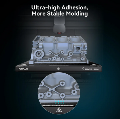 Creality PEI Frosted Build Plate for K2 Plus 3D Printer