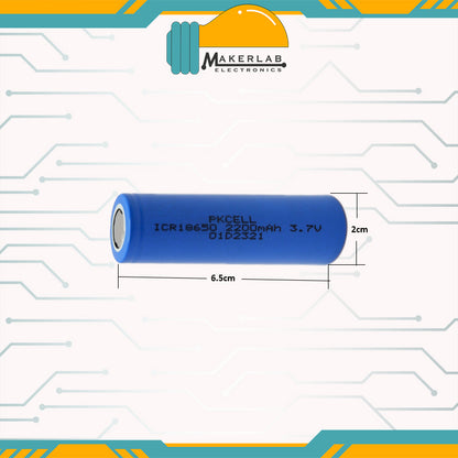 PKCell Lithium-ion 18650 21700 Battery 3.7V - TRUE RATED 18650 2200mAh 3000mAh 3350mAh 4500mAh Rechargeable Battery for Power Bank, Flashlight, Mini Fan