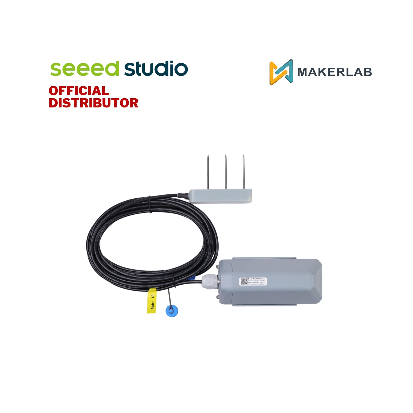 Seeed Studio SenseCAP S2108 Soil Moisture, Temperature and Pore EC Sensor