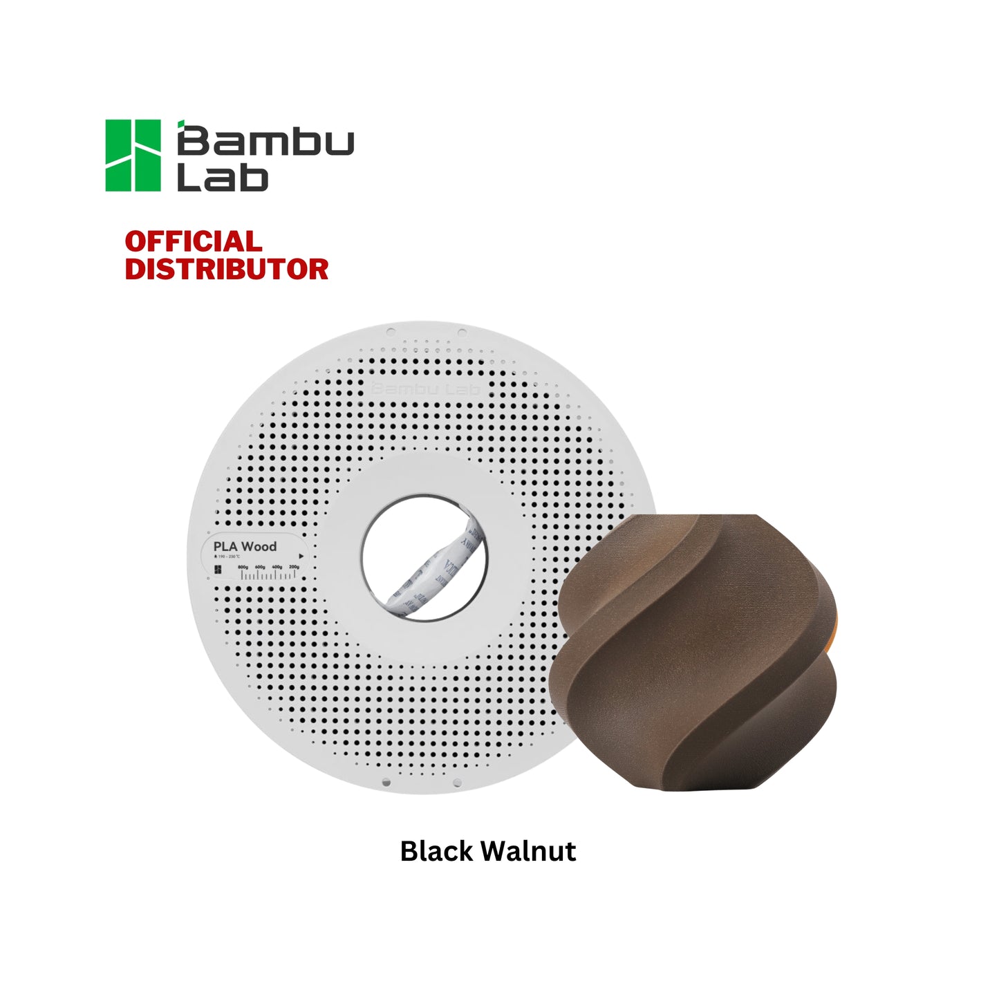 Bambu Lab PLA Wood Filament