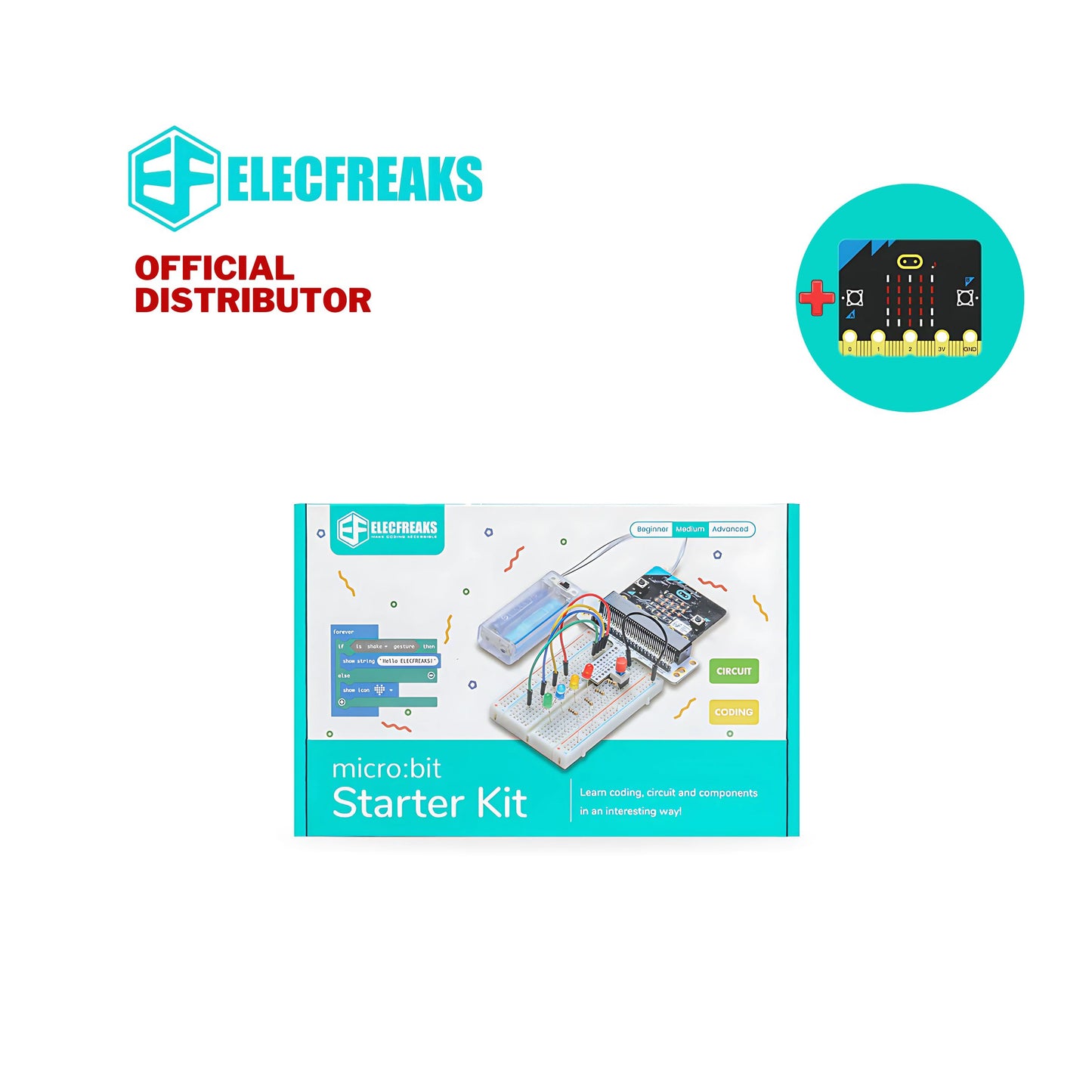 ElecFreaks micro:bit Starter Kit (with micro:bit V2.2 board)