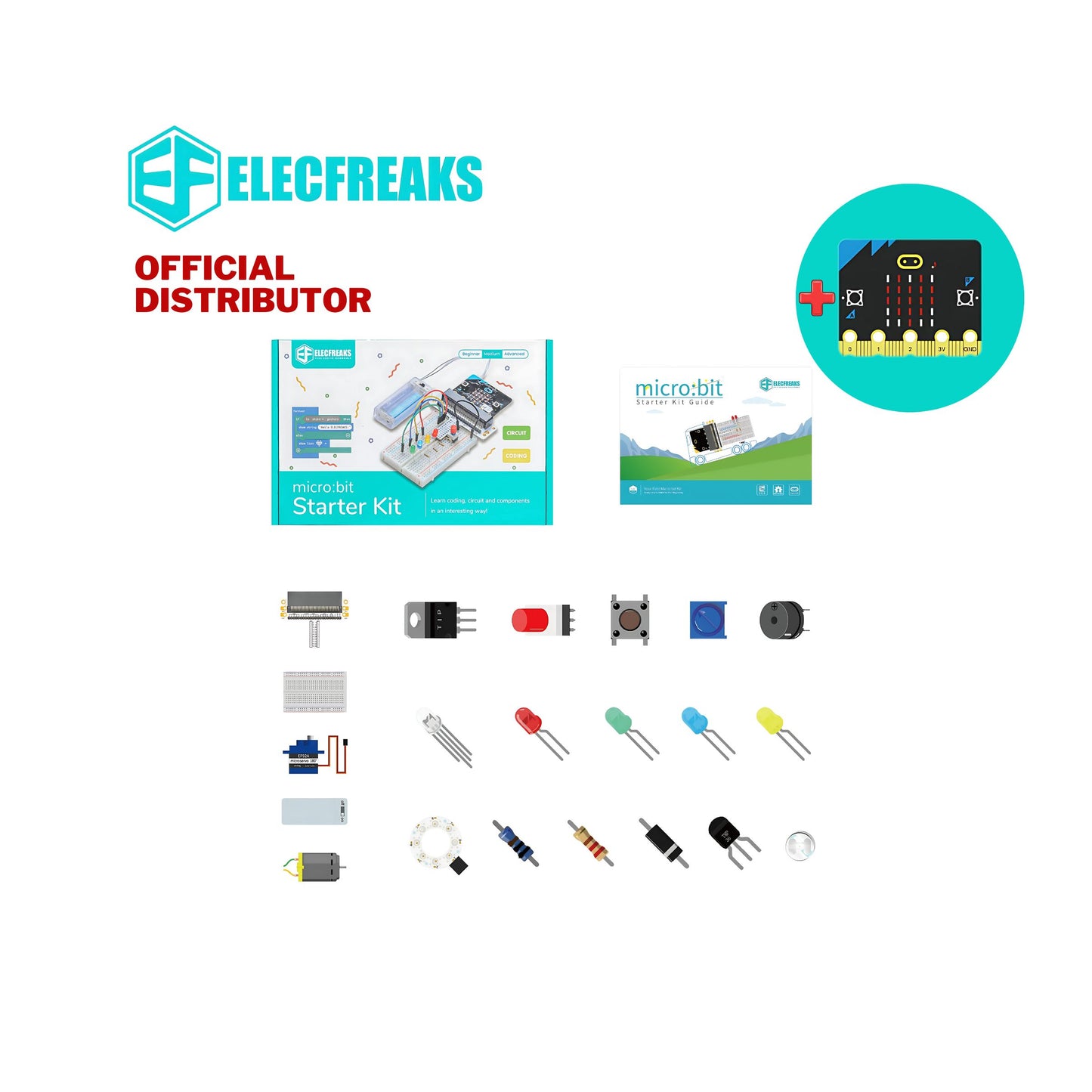 ElecFreaks micro:bit Starter Kit (with micro:bit V2.2 board)