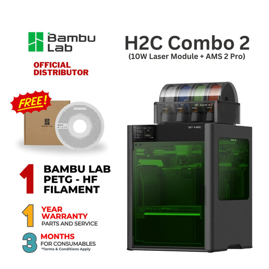 Bambu Lab H2C Combo (10W Laser Module + AMS 2 Pro)