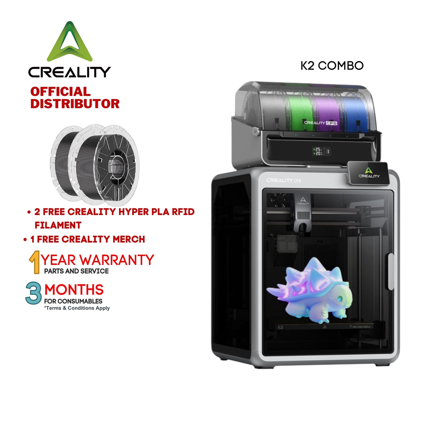 Creality K2 Combo FDM 3D Printer