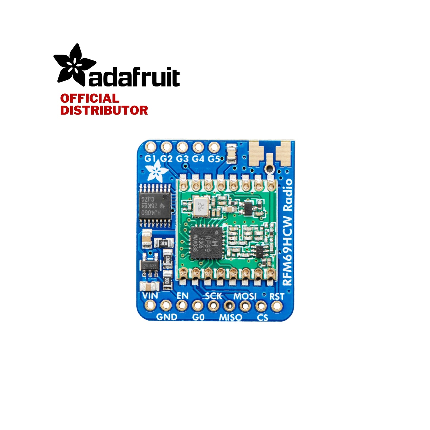 Adafruit RFM69HCW Transceiver - 433Mhz Radio Breakout