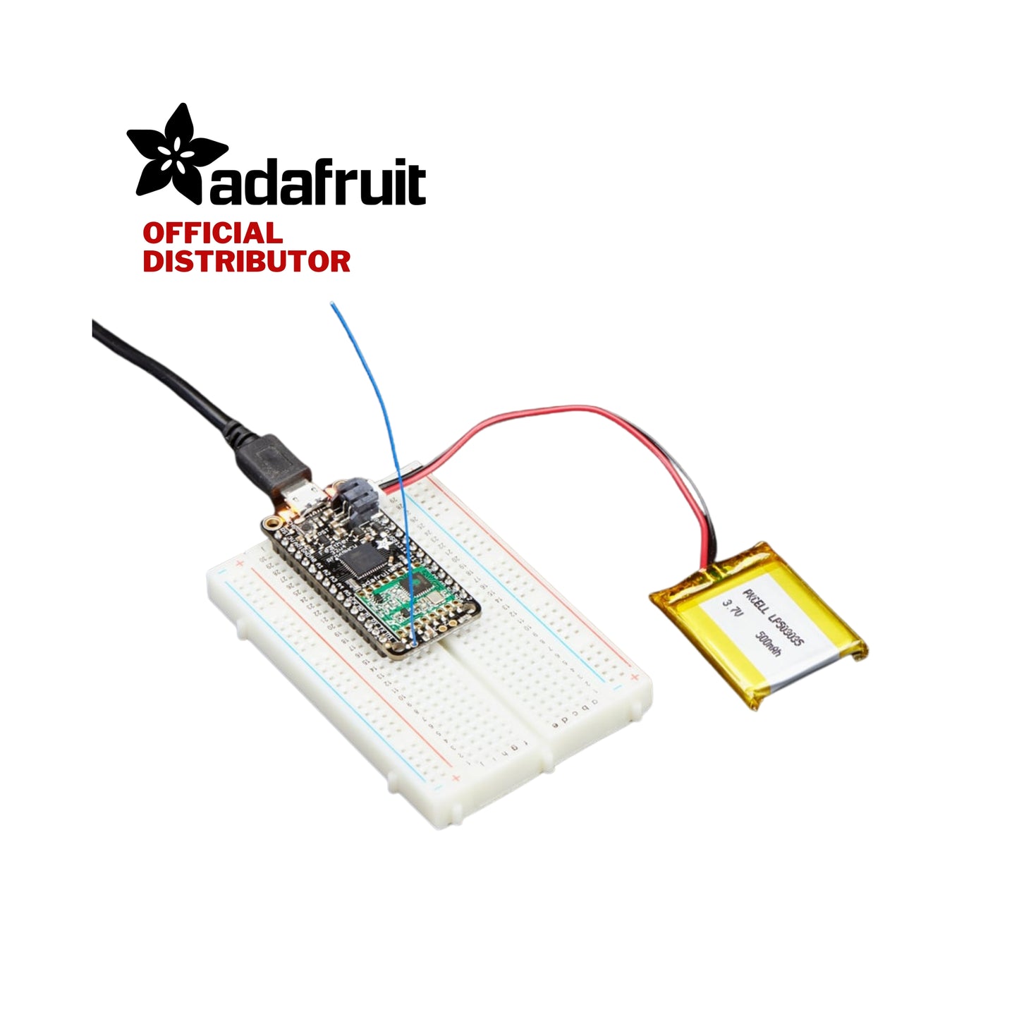 Adafruit Feather 32u4 RFM95 LoRa Radio- 868 or 915 MHz - RadioFruit