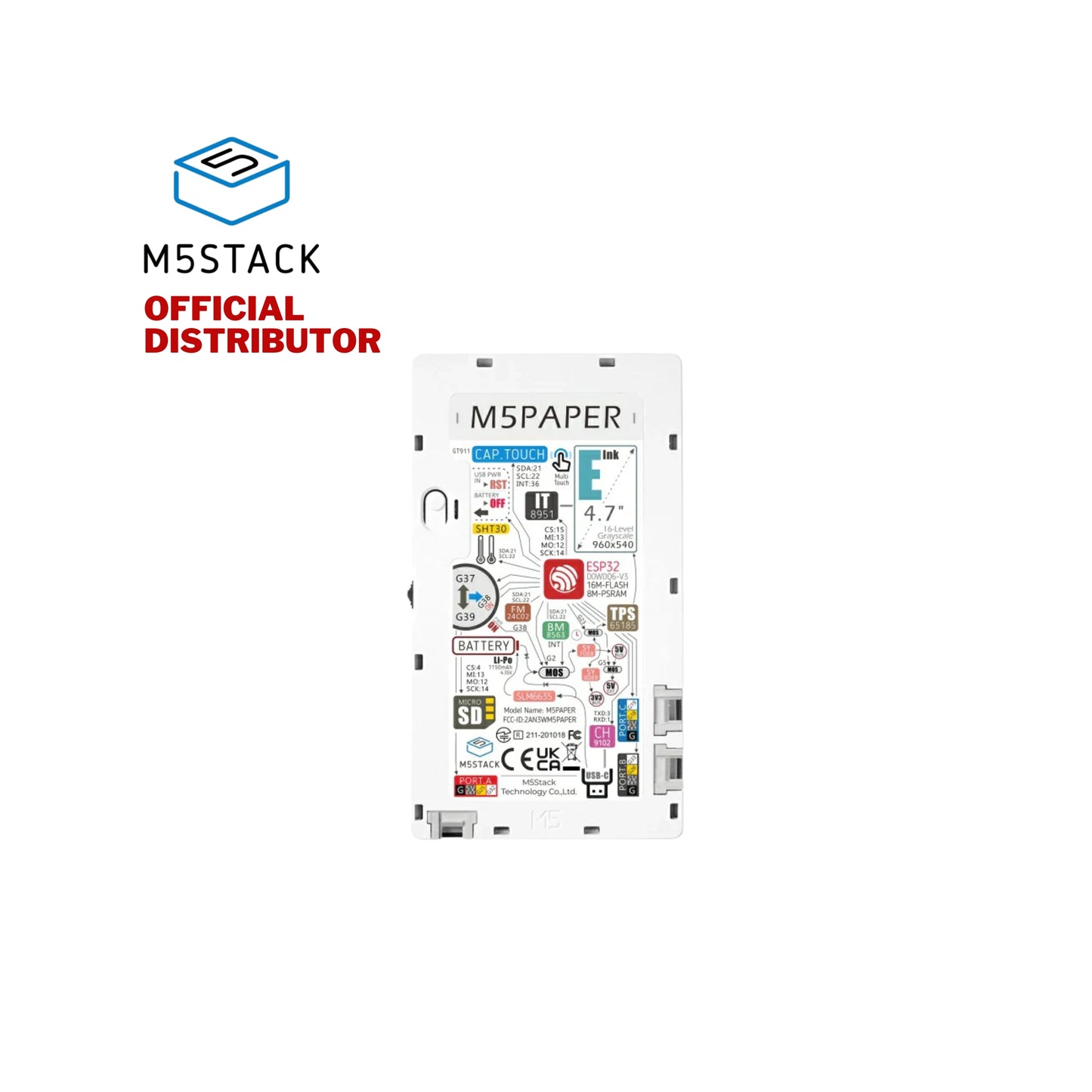 M5Stack M5Paper ESP32 Development Kit V1.1