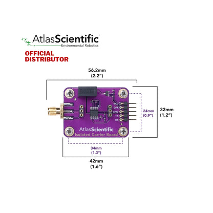 Atlas Electrically Isolated EZO™ Carrier Board | ISCCB-2