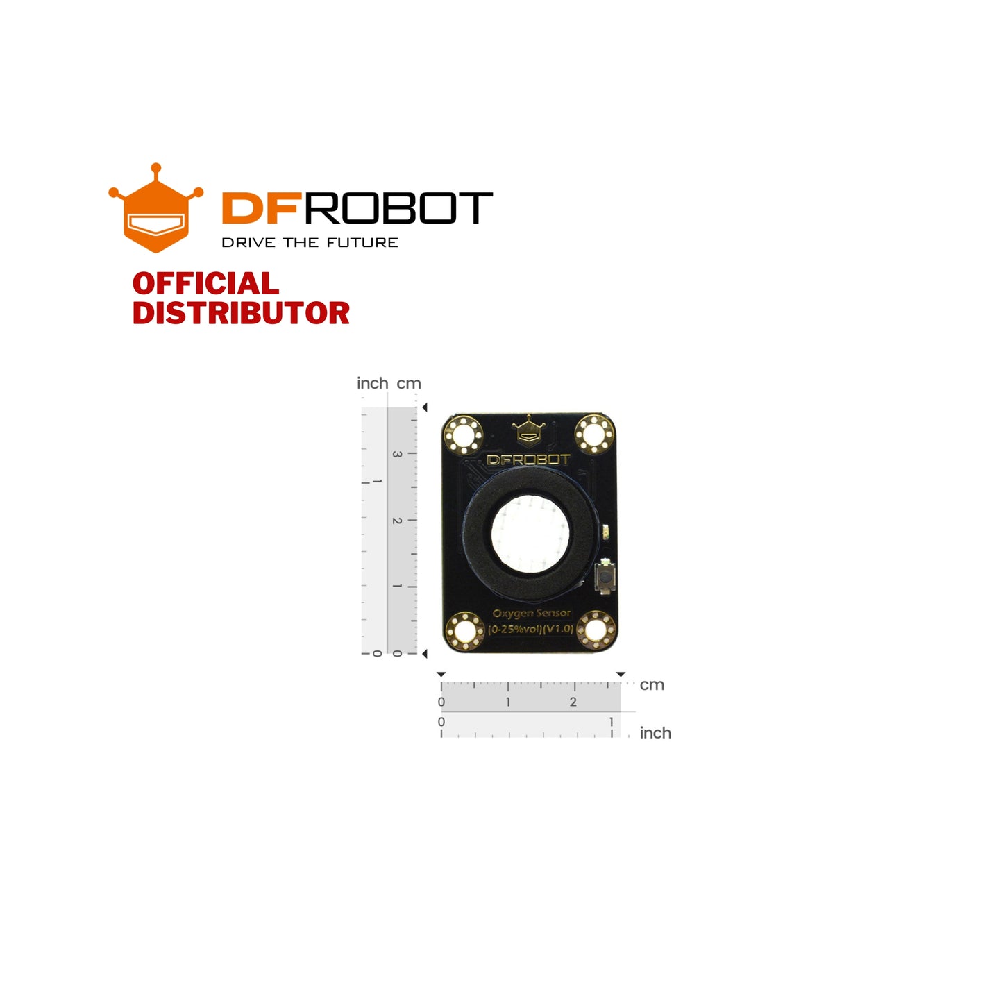 DFRobot Gravity: Electrochemical Oxygen / O2 Sensor (0-25%Vol, I2C) | SEN0322