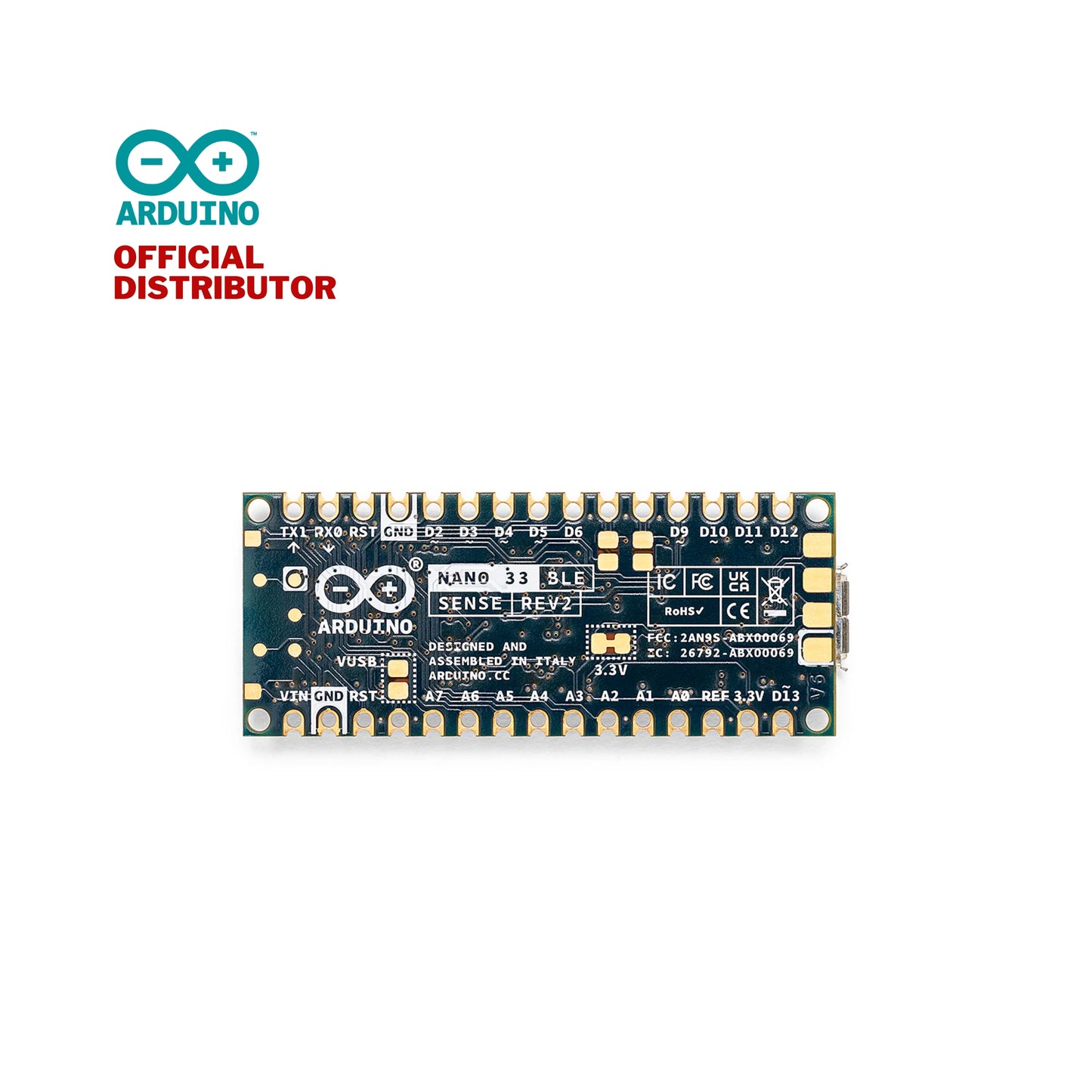 Arduino Nano 33 BLE Sense REV2