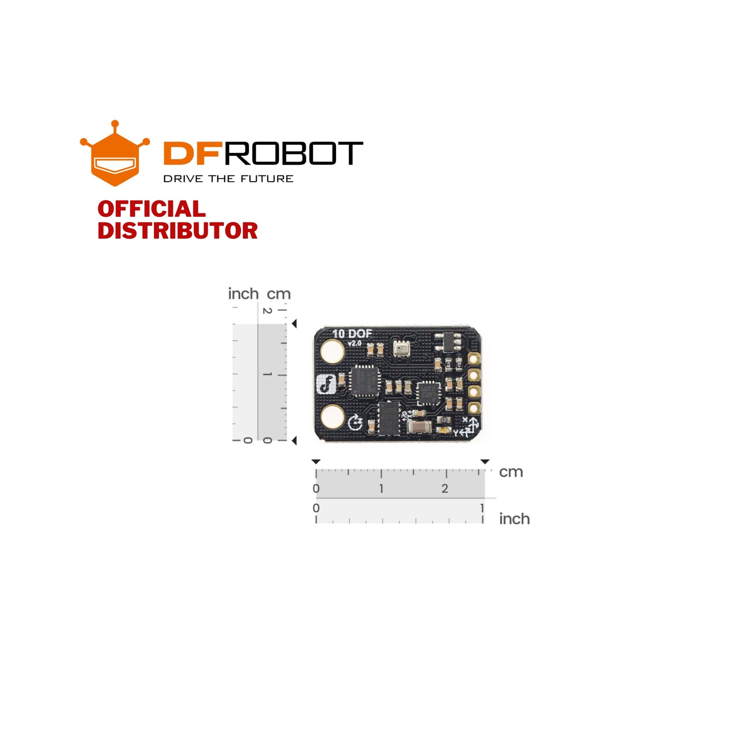 Fermion: 10 DOF IMU Sensor - ADXL345+ITG3205+HMC5883L+BMP280 (Breakout) | SEN0140