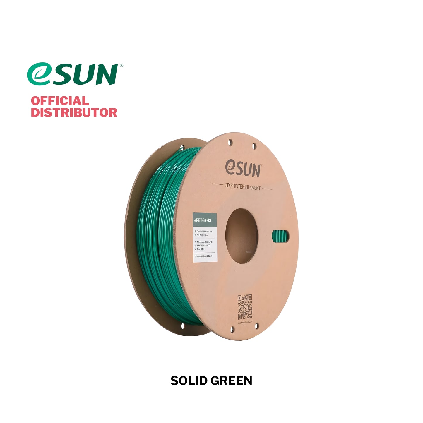 eSUN PETG+HS 3D Printer Filament 1.75mm 1KG