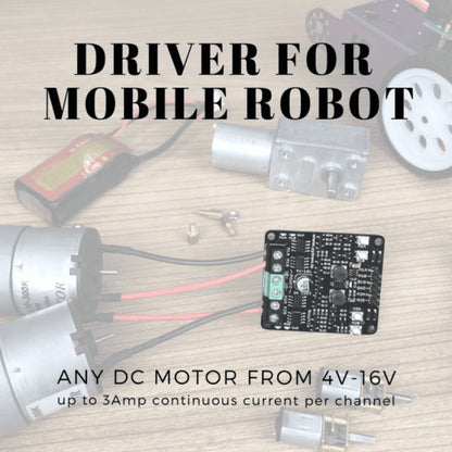 Cytron 3 Amp 4V-16V DC Motor Driver (2 Channels)