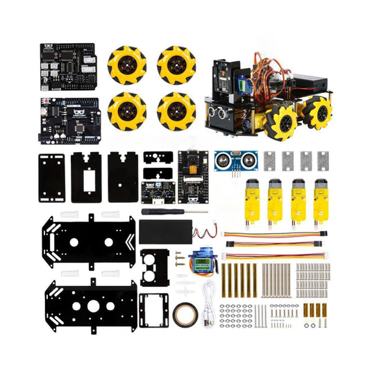 Makerlab ESP32 CAM Mecanum Smart Robot Car Kit