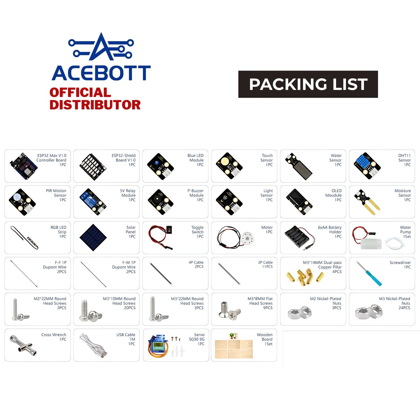 ACEBOTT ESP32 Smart Farm Kit