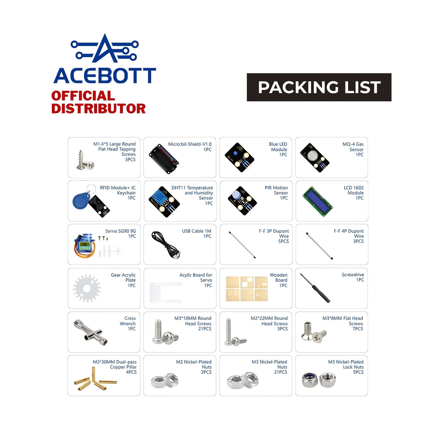 ACEBOTT micro:bit Smart Home Basic Starter Kit