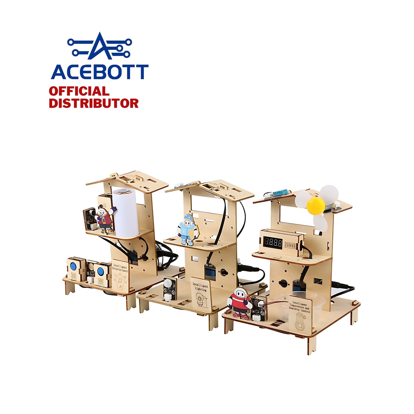 ACEBOTT Smart Home Education Kit - Level 1 (3 in 1 Projects)