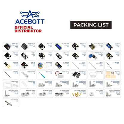 ACEBOTT Smart Home Education Kit - Level 2 (5 in 1 Projects)