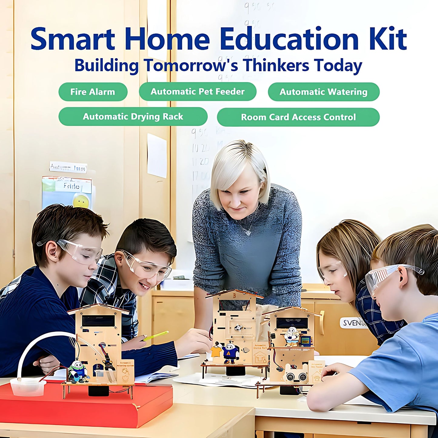 ACEBOTT Smart Home Education Kit - Level 2 (5 in 1 Projects)