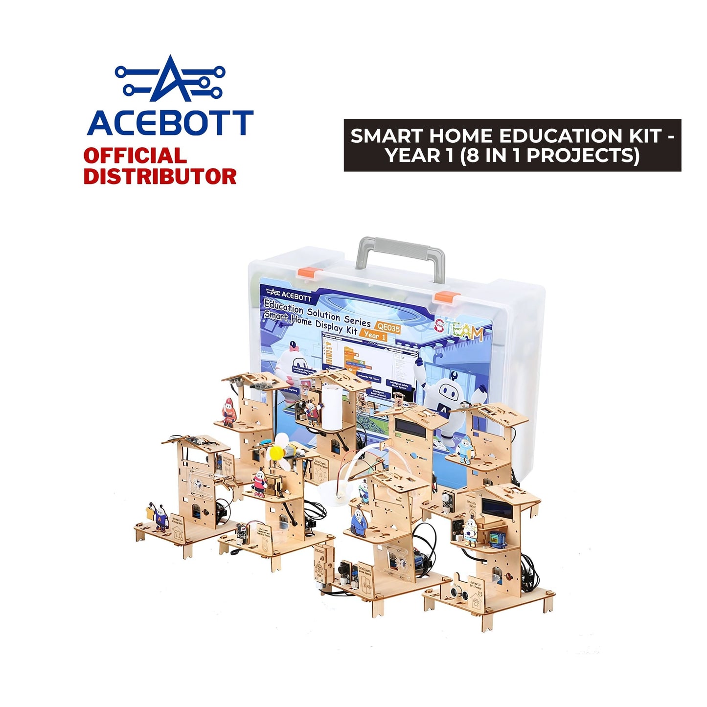 ACEBOTT Smart Home Education Kit - Year 1 (8 in 1 Projects)