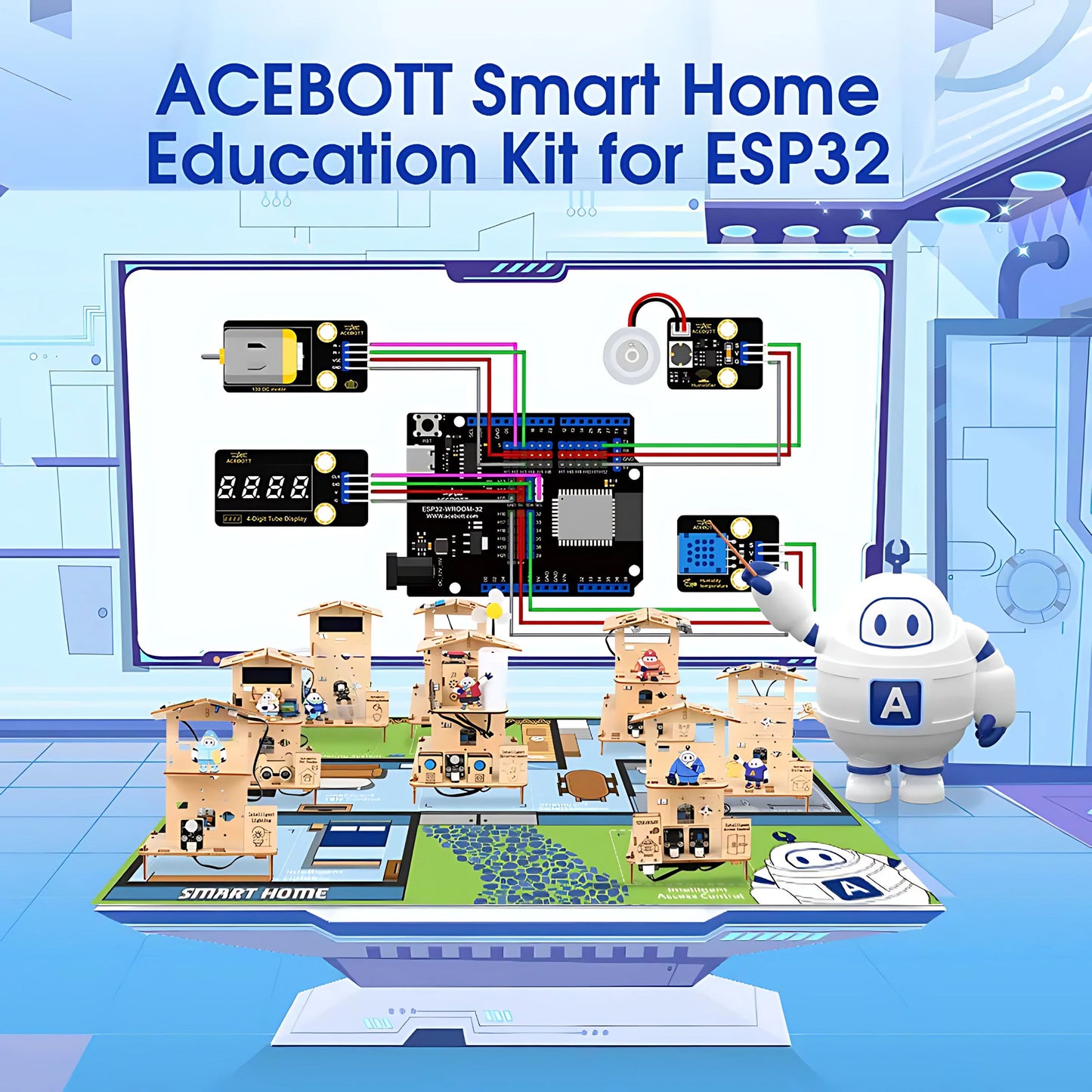 ACEBOTT Smart Home Education Kit - Year 1 (8 in 1 Projects)