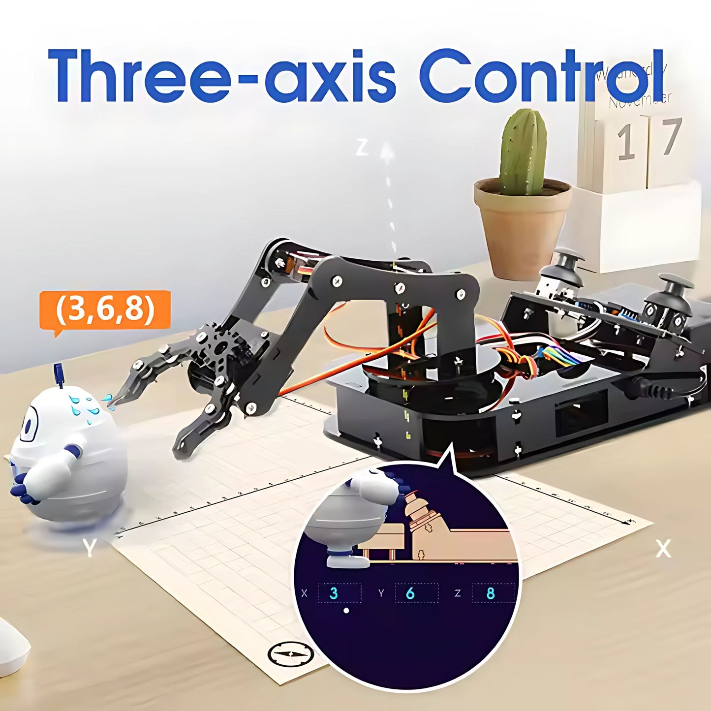 ACEBOTT ESP32 4-DOF Robot Arm Kit