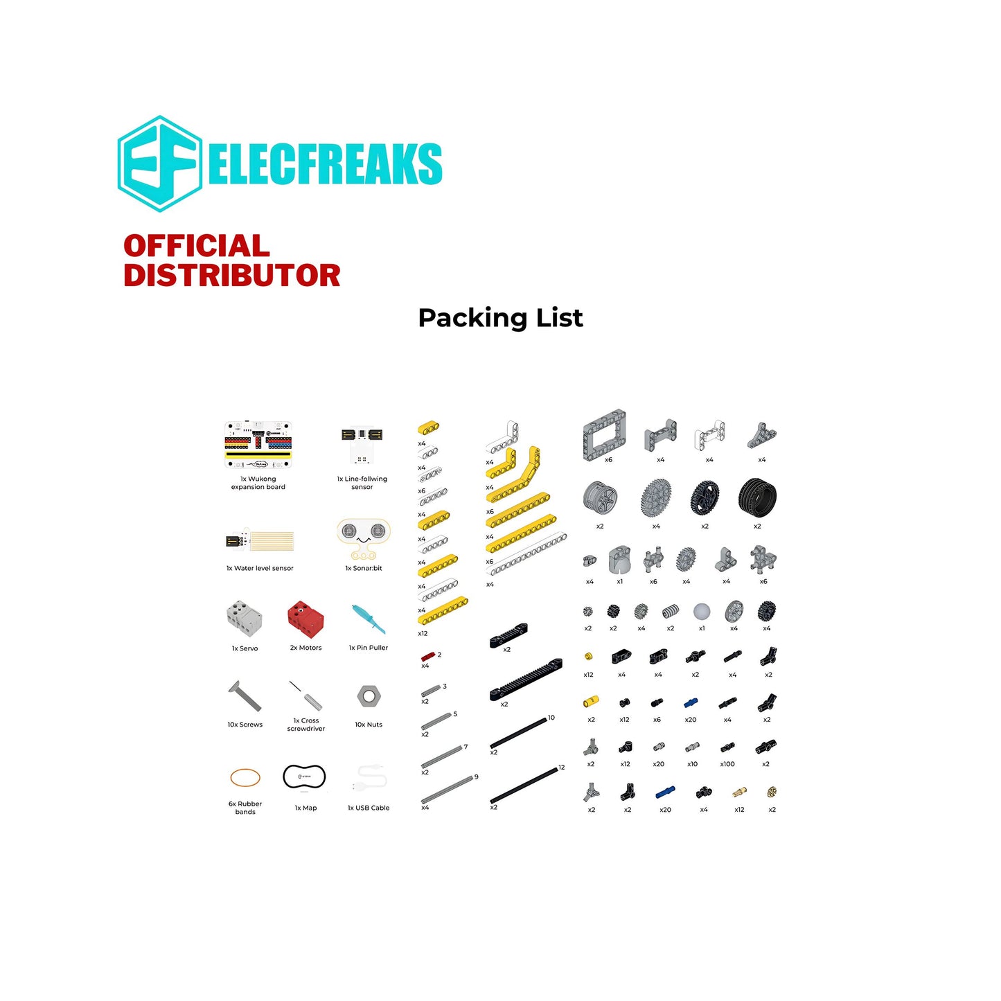 ElecFreaks micro:bit 32 in 1 Wonder Building Kit (without micro:bit board)