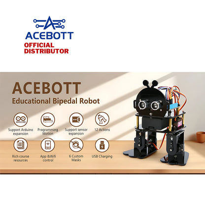 ACEBOTT ESP32 Bionic Biped Robot Kit