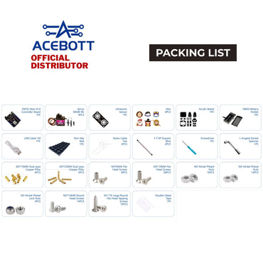 ACEBOTT ESP32 Bionic Biped Robot Kit