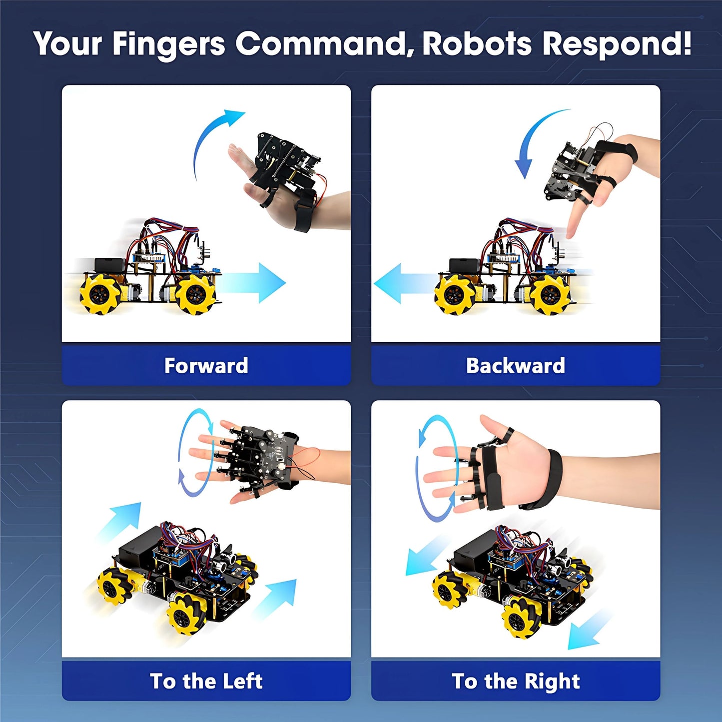 ACEBOTT ESP32 Motion-Sensing Glove