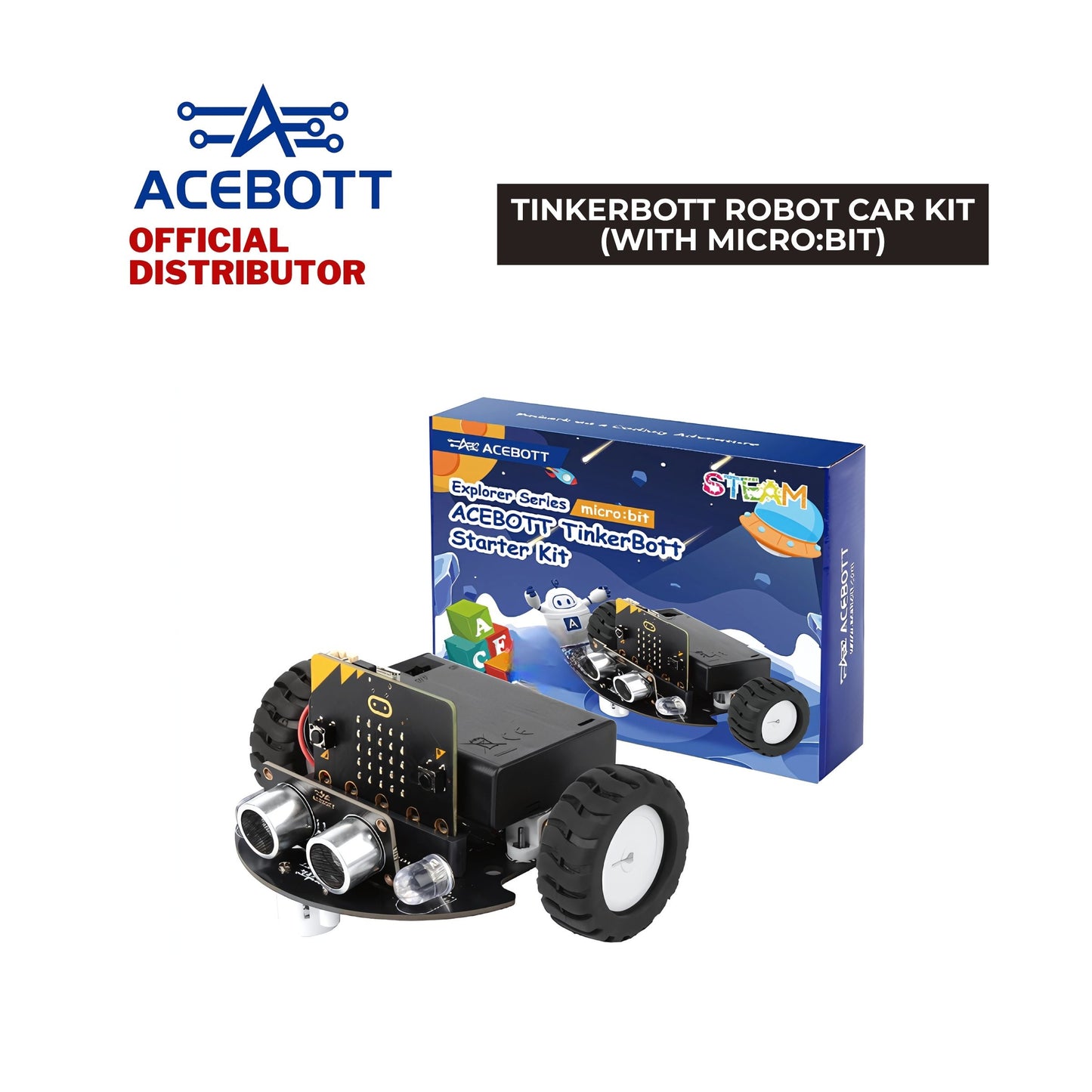 ACEBOTT micro:bit TinkerBott Robot Car Kit