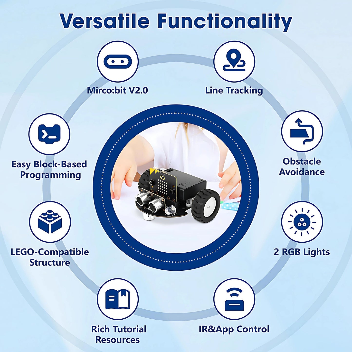 ACEBOTT micro:bit TinkerBott Robot Car Kit
