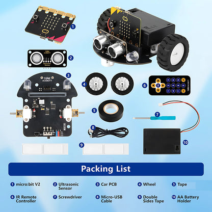 ACEBOTT micro:bit TinkerBott Robot Car Kit