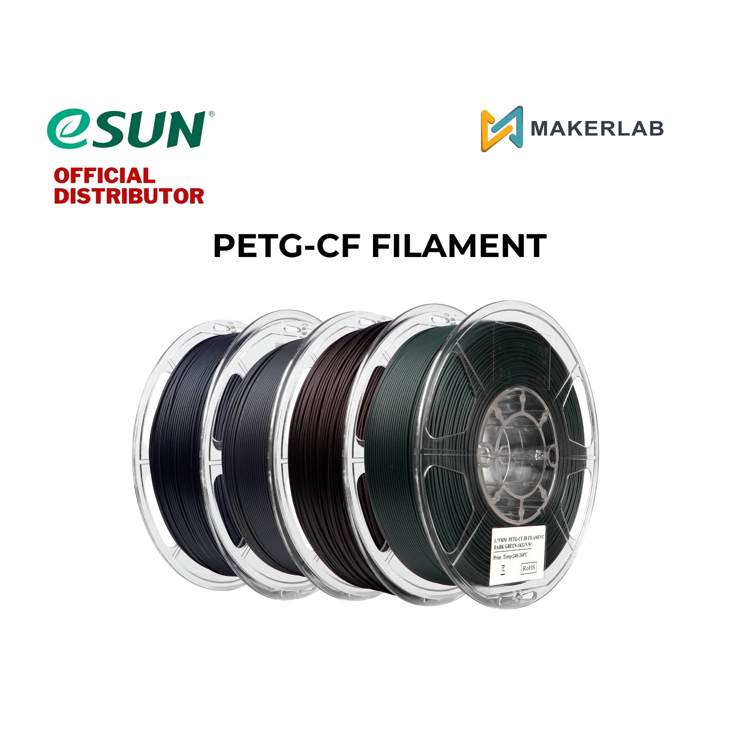 Esun PETG-CF Carbon Fiber Filament